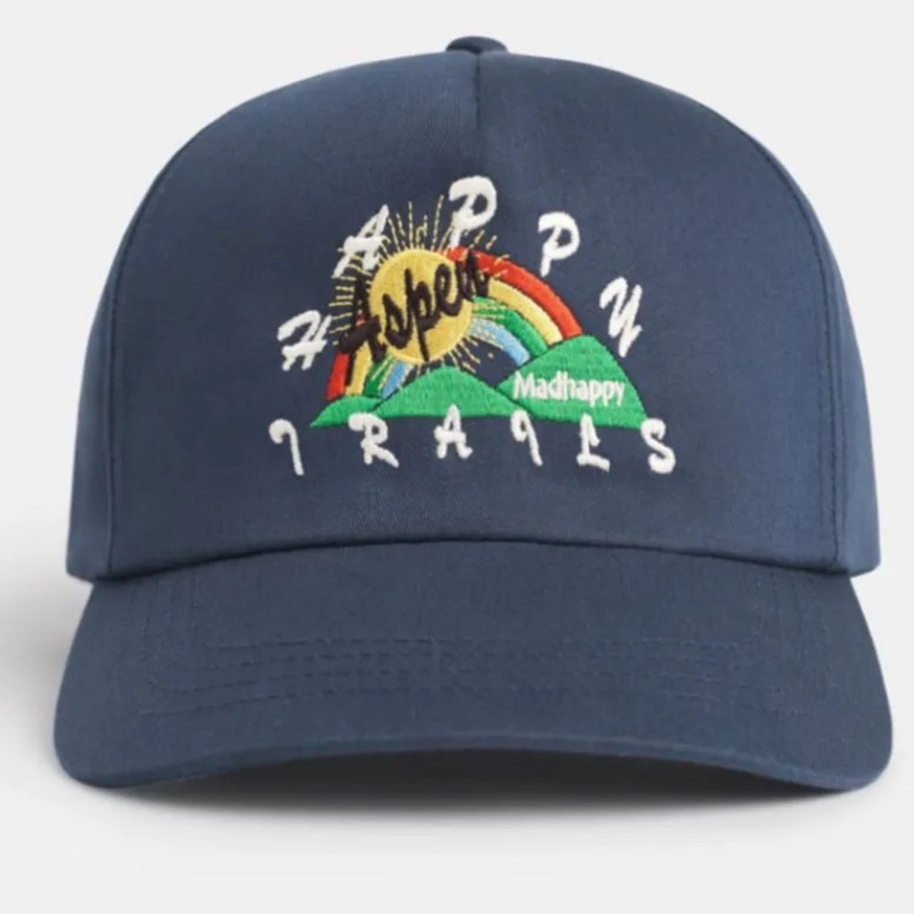 $75 NEW MADHAPPY ASPEN EXCLUSIVE SNAPBACK - NAVY NWOT UNISEX MENS CAP HAT